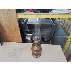 LAMPE À HUILE EN LAITON 