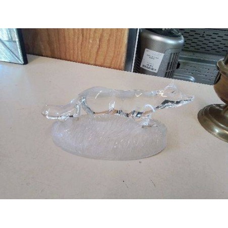 DECORATION EN VERRE RENARD 
