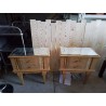 CHEVET PLATEAU MIROIR 