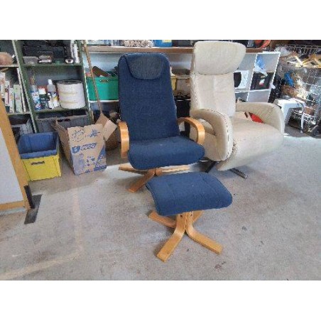 FAUTEUIL RELAX ET SON OTTOMAN