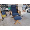 FAUTEUIL RELAX ET SON OTTOMAN