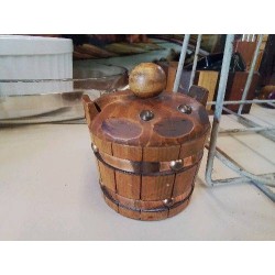 PETITE BOITE TABATIÈRE EN BOIS 