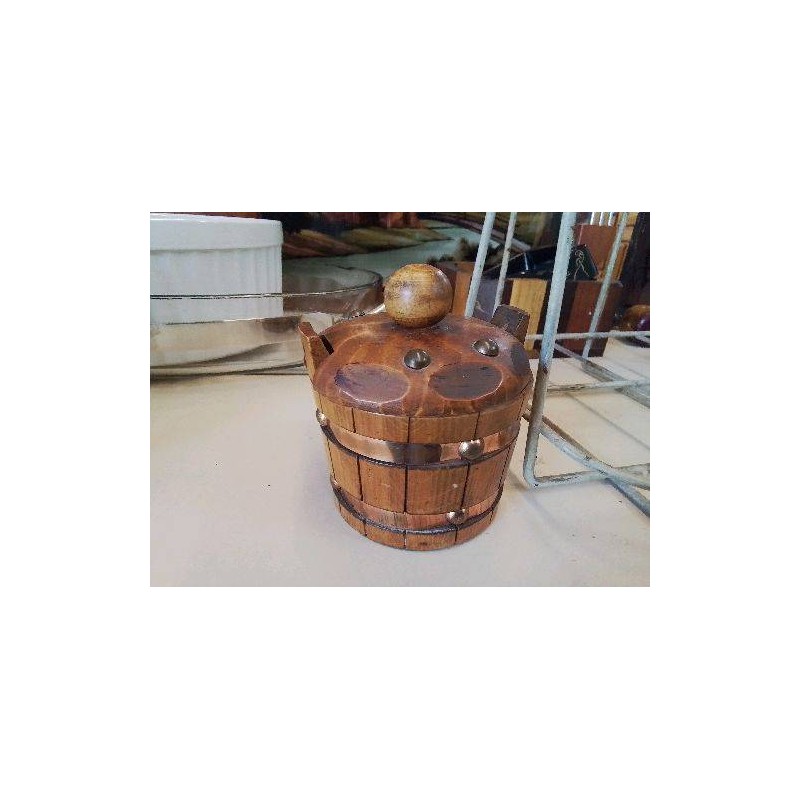 PETITE BOITE TABATIÈRE EN BOIS 