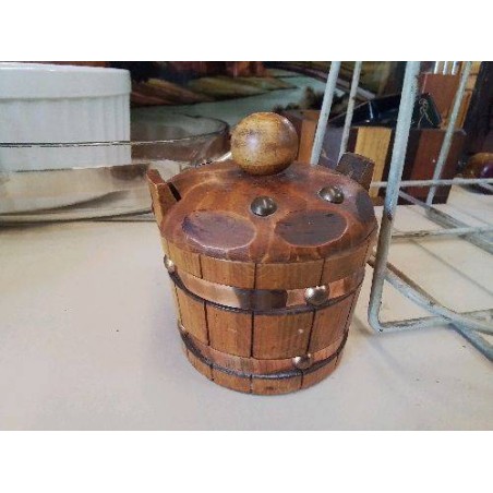 PETITE BOITE TABATIÈRE EN BOIS 