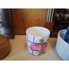 CACHE POT MOTIF FLORAL 