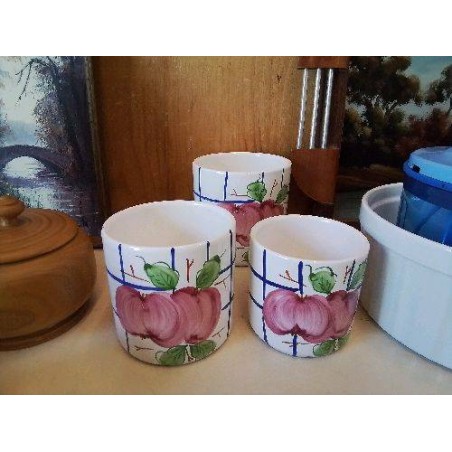 CACHE POT MOTIF FLORAL 