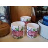 CACHE POT MOTIF FLORAL 