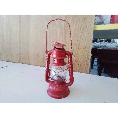 LAMPE À HUILE TEMPÊTE ROUGE 