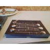 COFFRET PETITE CUILLÈRE MÉTAL ARGENTÉ 