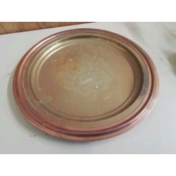 PLATEAU LAITON CUIVRE
