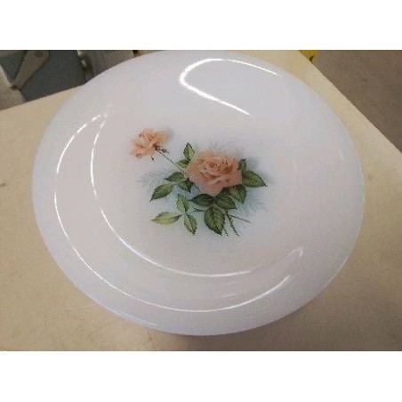 LOT DE 4 ASSIETTES EN ARCOPAL 