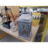 LANTERNE GRISE DECORATIVE 