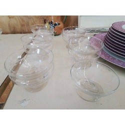 PETIT VERRE COUPE MOTIF FLORAL 