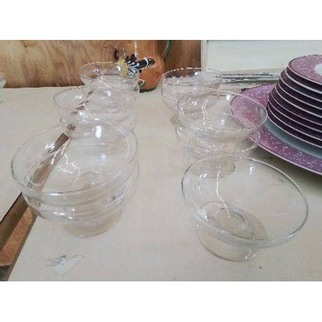 PETIT VERRE COUPE MOTIF FLORAL 