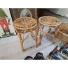 TABOURET EN ROTIN