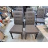 CHAISE GRISE EN TISSUS 