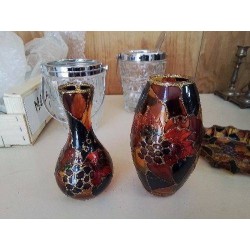 PETIT VASE DECORÉ MOTIF VIGNE 