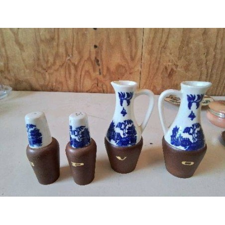 SET DE CONDIMENT BLEU