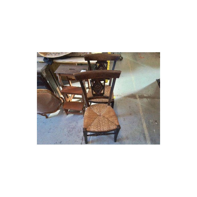 CHAISE PAILLÉE ART DECO 