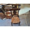 CHAISE PAILLÉE ART DECO 