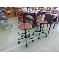 TABOURET D’ATELIER TYPE INDUSTRIEL
