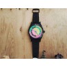 HORLOGE MURALE MONTRE NOIRE 