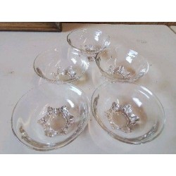 LOT DE 5 COUPES A FRUIT