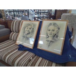 PORTRAIT DE JEUNE FILLE SIGNÉ STANLEY PARKINS