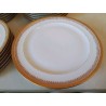 LOT DE 6 ASSIETTES LISIERE DOREE