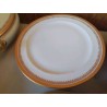 LOT DE 6 ASSIETTES LISIERE DOREE