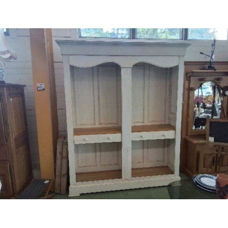 ETAGERE BIBLIOTHÈQUE CERUSÉE