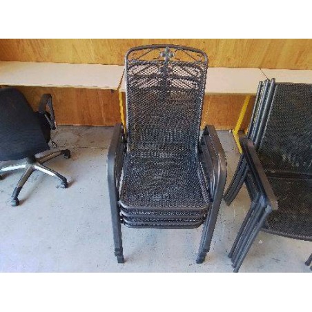 CHAISE D’EXTÉRIEUR GRISE