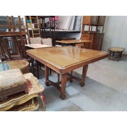 TABLE CARREE EPOQUE ART DECO