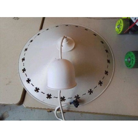 SUSPENSION EN FER BLANCHE 