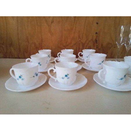 TASSE ARCOPAL MYOSOTIS MOTIF FLORAL 