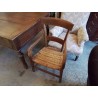 FAUTEUIL CANNE EN BOIS 