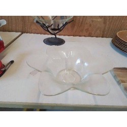 DECORATION FLORALE EN VERRE 