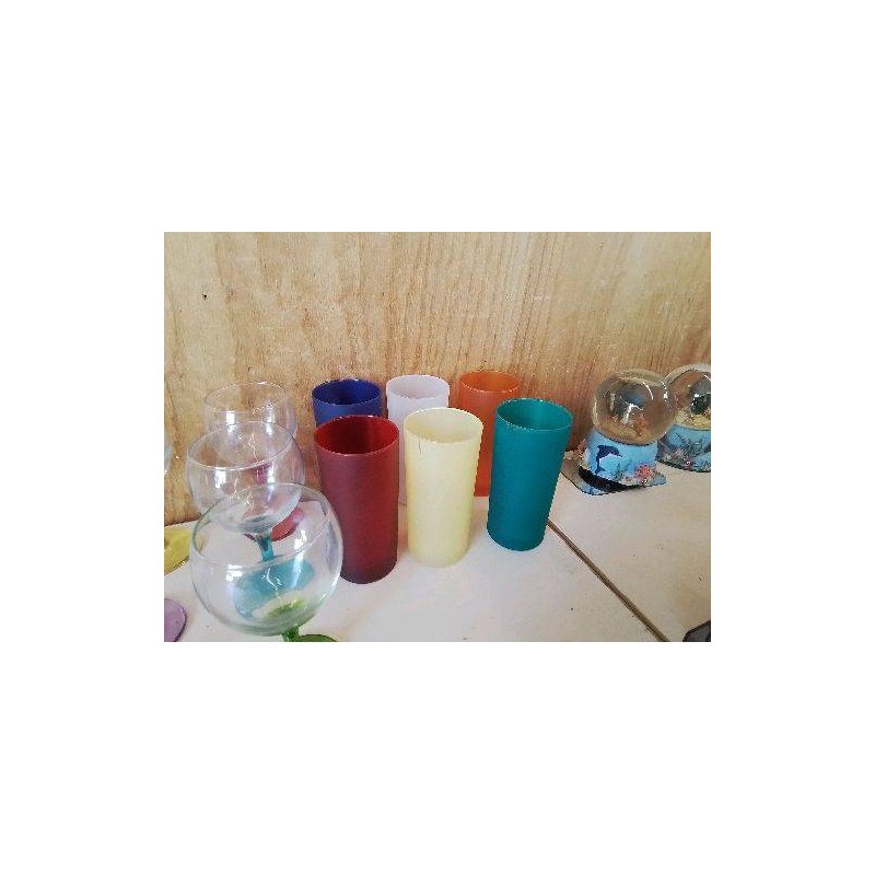 VERRE À JUS COLORÉ 