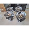LOT DE 8 COUPES A INOX 