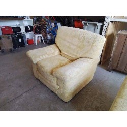 FAUTEUIL MICROFIBRE FLEURIE