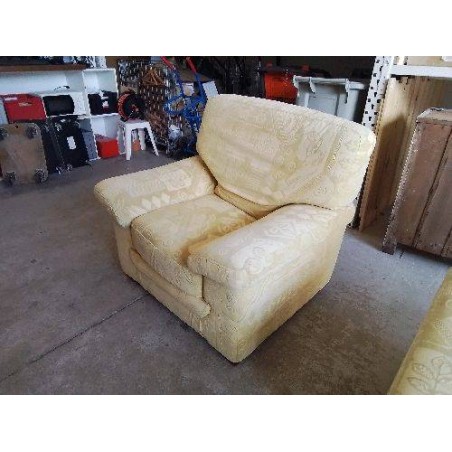 FAUTEUIL MICROFIBRE FLEURIE