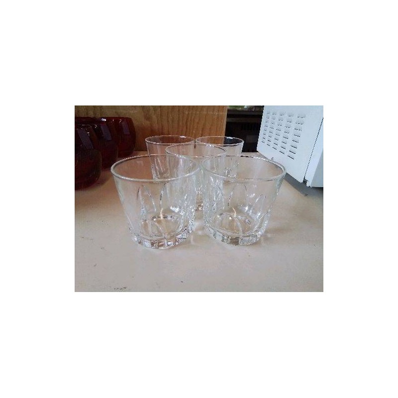 LOT DE 5 VERRES A WHISKY 