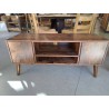 MEUBLE TV EFFET BOIS VEILLI 