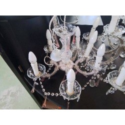 LUSTRE A PAMPILLE 5 BRANCHES 