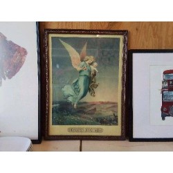 REPRODUCTION ARTISTIQUE VINTAGE ENCADRÉ 