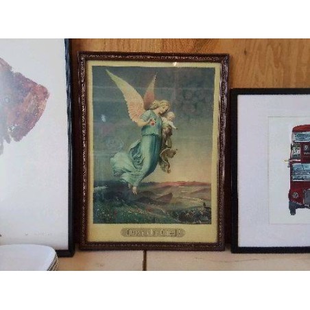 REPRODUCTION ARTISTIQUE VINTAGE ENCADRÉ 