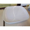 LOT DE 4 ASSIETTES RECTANGULAIRE 
