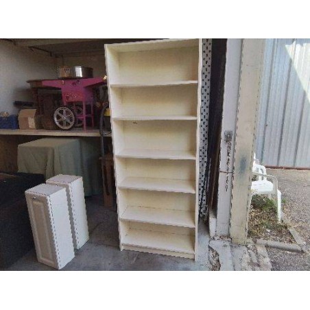 ETAGERE BLANCHE BIBLIOTHÈQUE 
