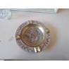 CENDRIER EN LAITON MOTIF FLORAL