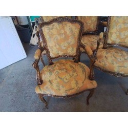 FAUTEUIL CABRIOLET STYLE LOUIS XV
